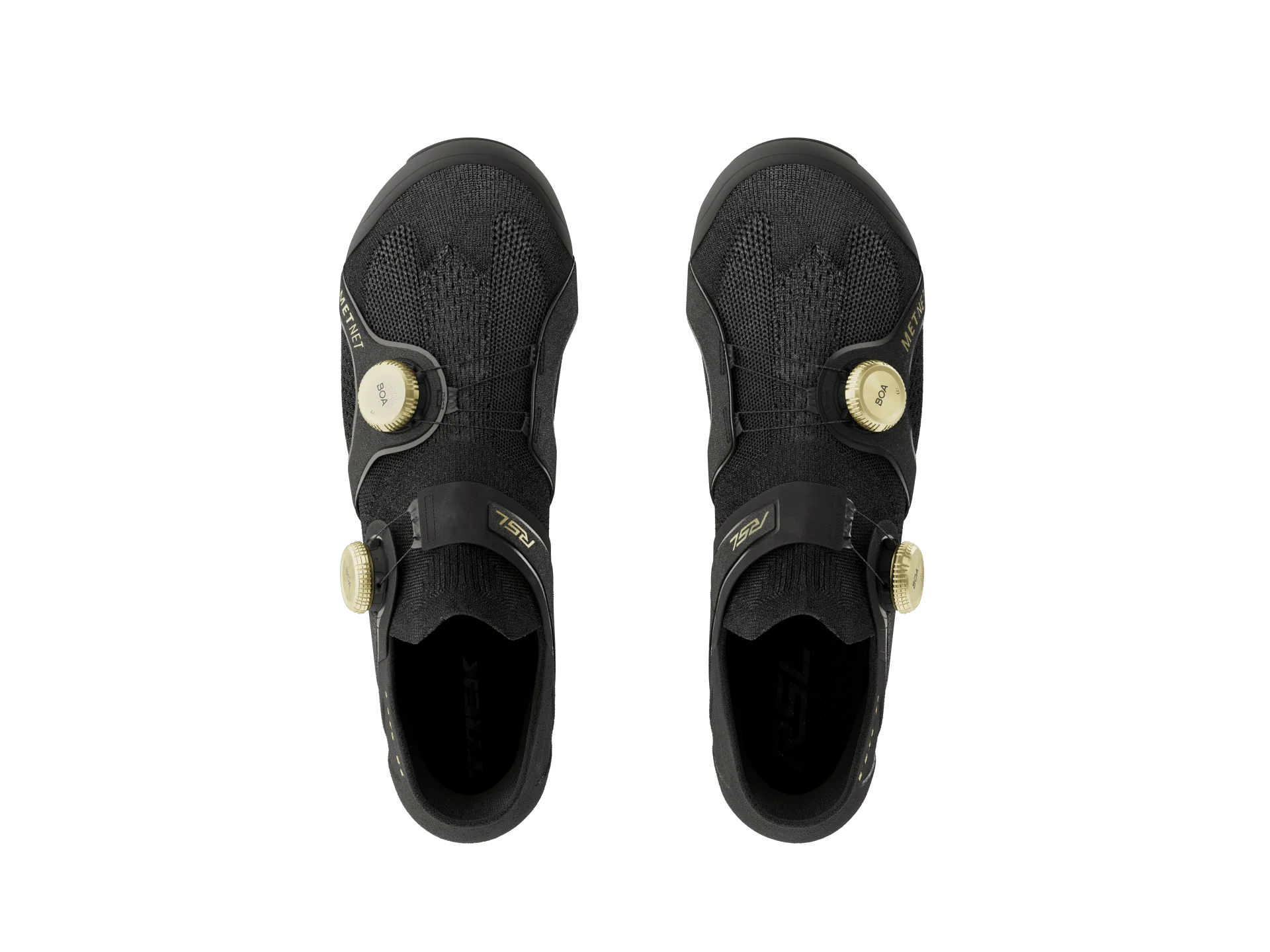 Trek RSL Knit Road Cycling Shoes - Black/Gold - Image 4