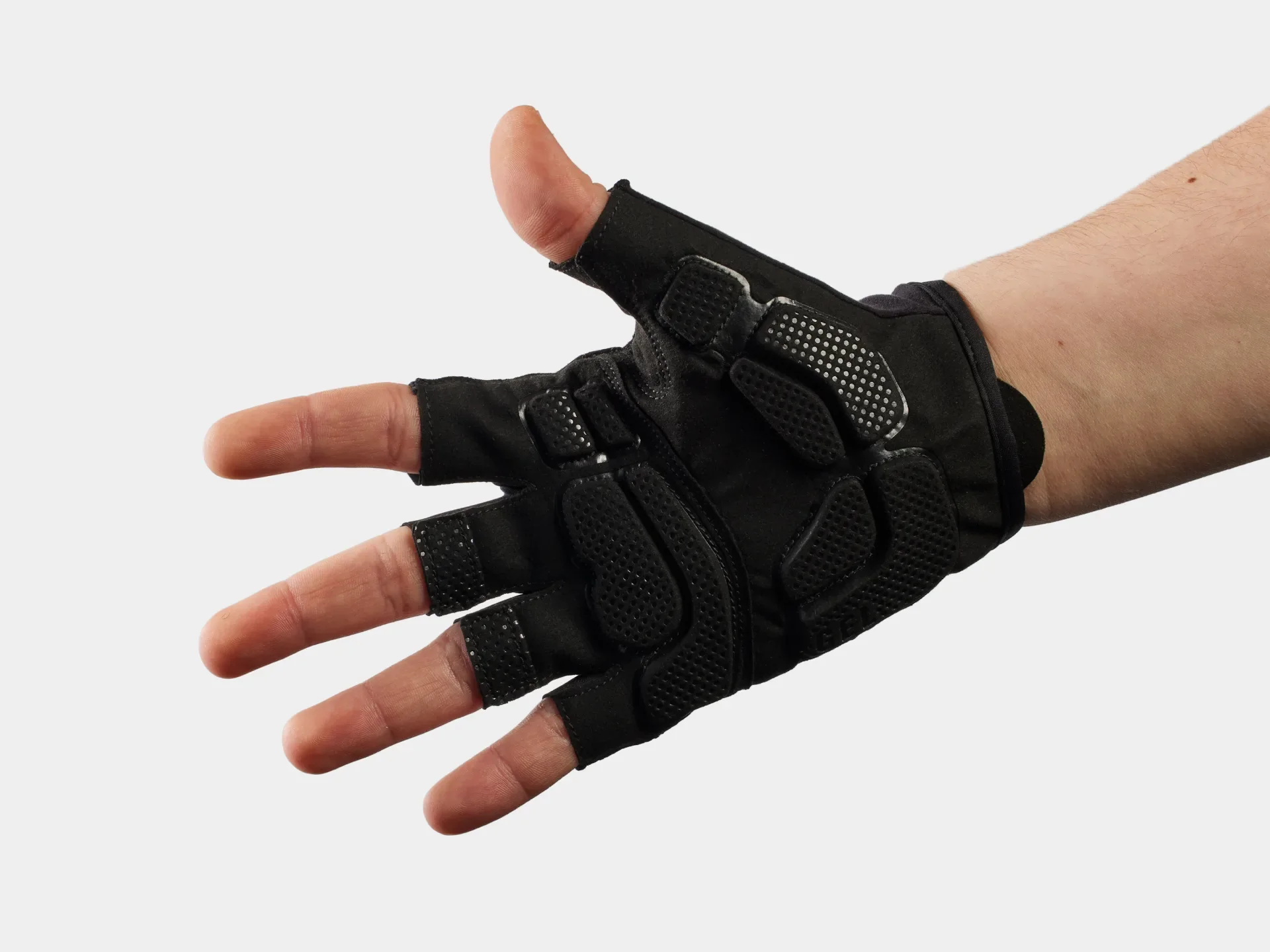 Trek Solstice Gel Unisex Cycling Glove- Black - Image 2