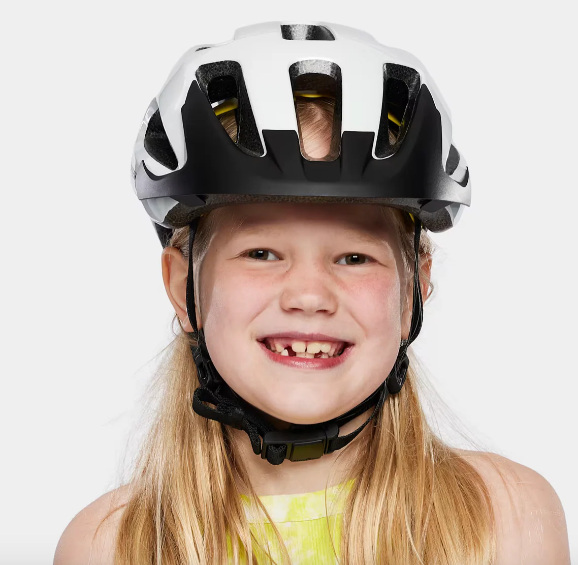 Trek Solstice Mips Youth Bike Helmet- Crystal White - Image 8