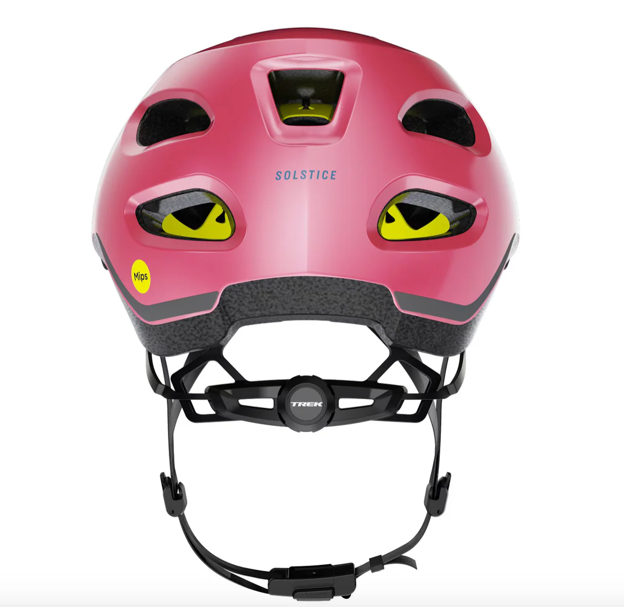 Trek Solstice Mips Youth Bike Helmet- Pink Frosting - Image 5